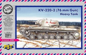 PST 72061 - 1:72 KV-220-2 (with 76 mm gun) Heavy Tank