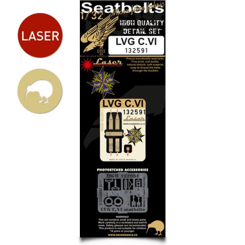 Go to product HGW 132591 - 1:32 LVG C.VI seatbelts