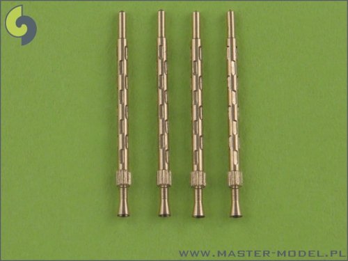 Go to product MASTER AM-48-026 - 1:48 Gun barrels for British Browning Mk 2 .303 caliber 7,7mm with flame suppressor