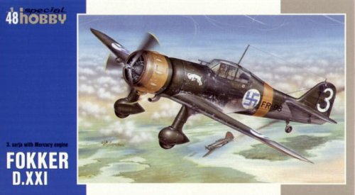 Go to product SPECIAL HOBBY 48078 - 1:48 Fokker D.XXI with mercury engine