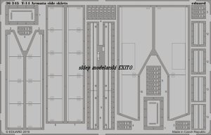 EDUARD 36345 - 1:35 T-14 Armata side skirts