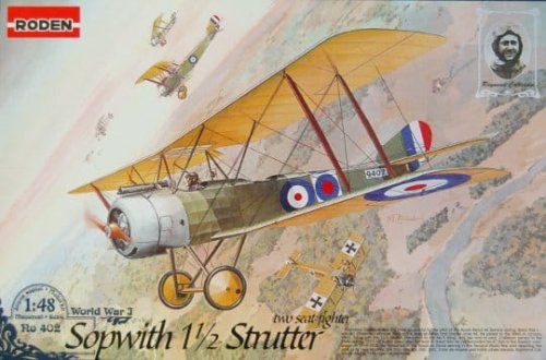 Go to product RODEN 402 - 1:48 Sopwith 1 1/2 Strutter two-seats fighter