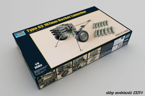Go to product TRUMPETER 01920 - 1:6 Type 63 107mm Rocket Launcher