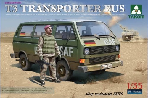 Go to product TAKOM 2013 - 1:35 Bundeswehr T3 Transporter Bus with Figure