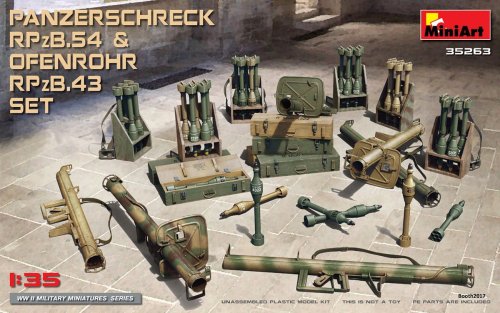 Go to product MINIART 35263 - 1:35 Panzerschreck RPzB.54 & Ofenrohr RPzB.43 Set