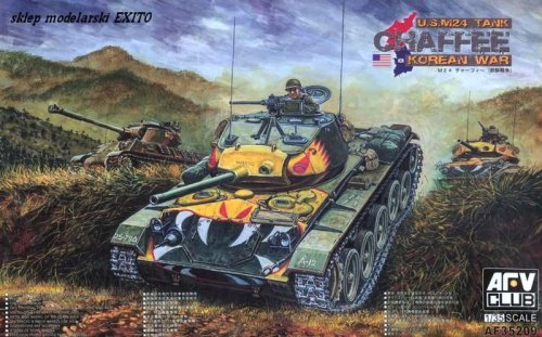 Go to product AFV CLUB 35209 - 1:35 US M24 Tank Chaffee - Korean War