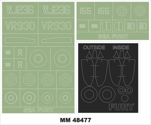Go to product MONTEX MM48477 - 1:48 Sea Fury FB.11