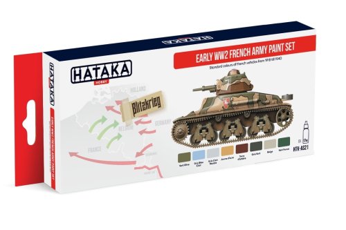 Go to product HATAKA AS21 - Early WW2 French Army paint set