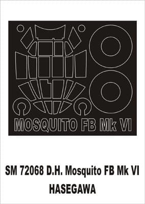 Go to product MONTEX SM72068 - 1:72 DH Mosquito FB Mk.VI