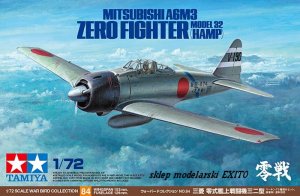 TAMIYA 60784 - 1:72 Mitsubishi A6M3 Zero Fighter Model 32 Hamp