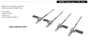 EDUARD 624002 - 1:24 Typhoon guns