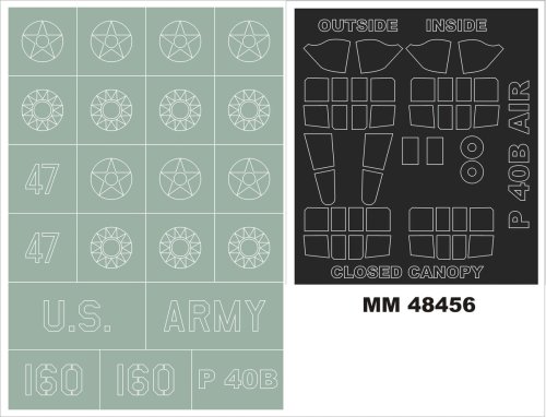 Go to product MONTEX MM48456 - 1:48 Curtiss P-40B