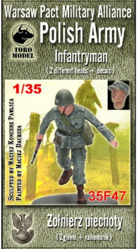 Go to product TORO MODEL 35F47 - 1:35 Warsaw Pact Military Alliance - Polish Army Infantryman