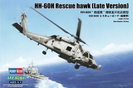 Go to product HOBBY BOSS 87233 - 1:72 HH-60H Rescue hawk (Late Version)
