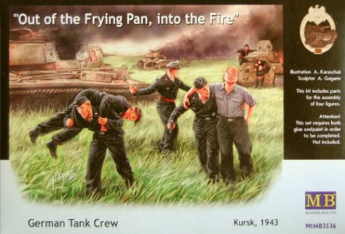 Go to product MASTER BOX 3536 - 1:35 German Tank Crew, Kursk 1943
