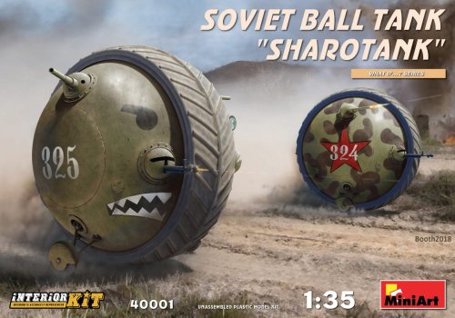 Go to product MINIART 40001 - 1:35 Soviet ball tank Sharotank w/ interior