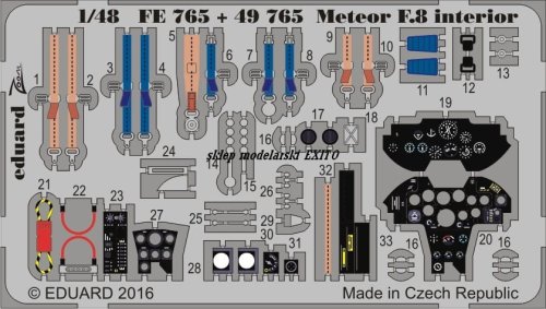 Go to product EDUARD FE765 - 1:48 Meteor F.8
