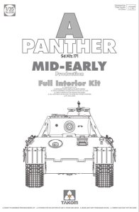 TAKOM 2098 - 1:35 Panther Ausf.A Mid-Early production w/ full interior