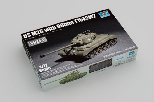 Go to product TRUMPETER 07170 - 1:72 US M26 with 90mm T15E2M2