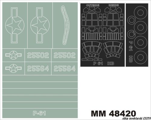 Go to product MONTEX MM48420 - 1:48 P-61A