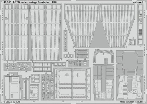 Go to product EDUARD 48953 - 1:48 A-26B undercarriage & exterior