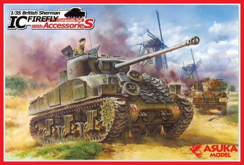Go to product ASUKA (TASCA) 35028 - 1:35 British Sherman IC Firefly Composite Hull with Accessories