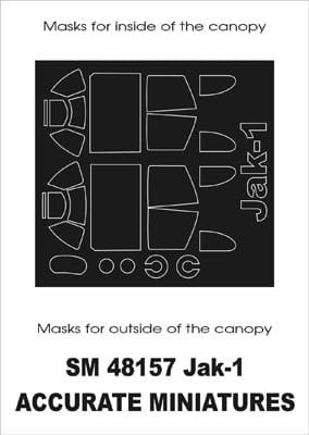 Go to product MONTEX SM48157 - 1:48 Yakovlev Yak-1