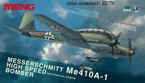 Go to product MENG MODEL LS003 - 1:48 Messerschmitt Me-410 A-1 High Speed Bomber