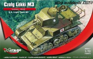 MIRAGE 726072 - 1:72 U.S. Light Tank M3 - Luzon 1942