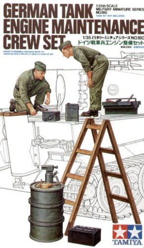 Go to product TAMIYA 35180 - 1:35 German Tank Engine Crew