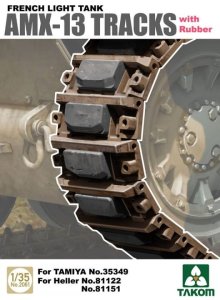 TAKOM 2061 - 1:35 AMX-13 Tracks with Rubber
