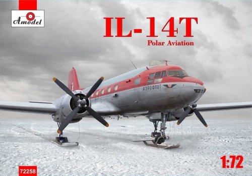 Go to product AMODEL 72258 - 1:72 Ilyushin IL-14T Polar Aviation