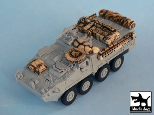 Go to product BLACK DOG T72002 - 1:72 M 1126 Stryker Iraq war accessories set