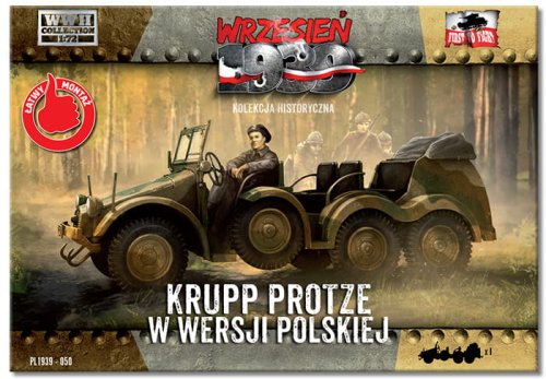 Go to product FIRST TO FIGHT 050 -  Wrzesień 1939 - 1:72 Krupp Protze - Gazetka w zestawie z modelem