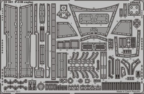 Go to product EDUARD 32307 - 1:32 P-51D engine