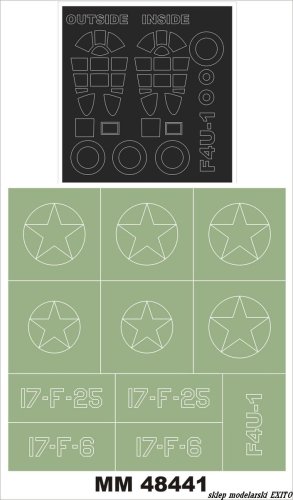 Go to product MONTEX MM48441 - 1:48 F4U-1 Corsair