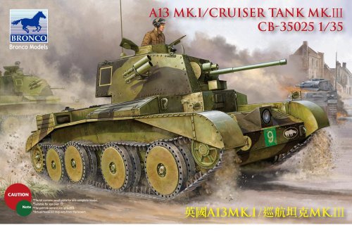 Go to product BRONCO CB 35025 - 1:35 A13 Cruiser Tank Mk. III
