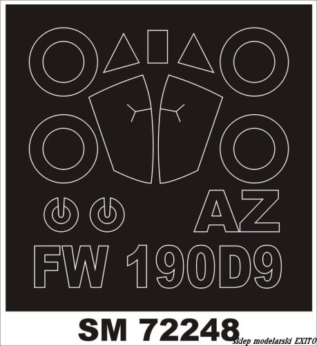 Go to product MONTEX SM72248 - 1:72 Focke Wulf Fw 190D-9