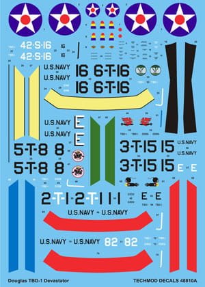 Go to product TECHMOD 48810 - 1:48 Douglas TBD-1 Devastator