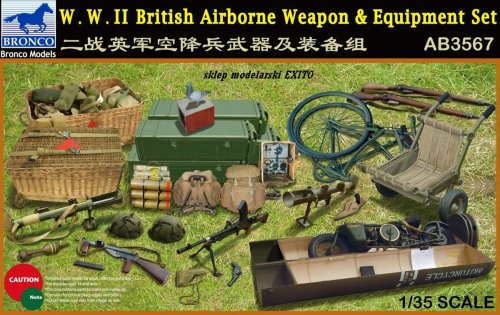 Go to product BRONCO AB 3567 - 1:35 WW II British Airborne Weapon & Equipment Set
