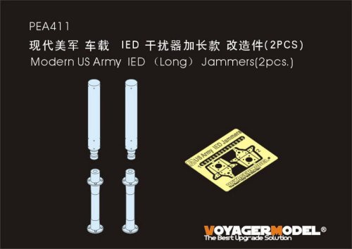 Go to product VOYAGER PEA411 - 1:35 Modern US Army IED Long Jammers - 2pcs Photo Etched se
