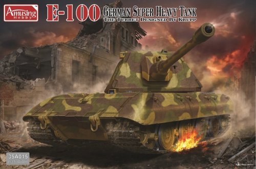 Go to product AMUSING HOBBY 35A015 - 1:35 E-100 German Super Heavy Tank Krupp Turret
