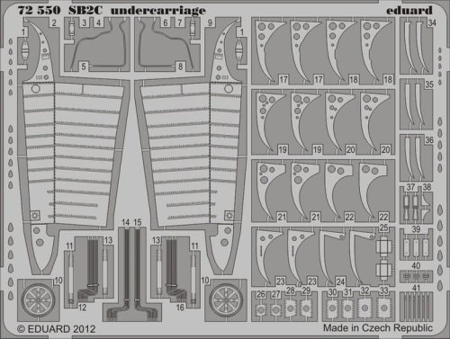 Go to product EDUARD 72550 - 1:72 SB2C undercarriage