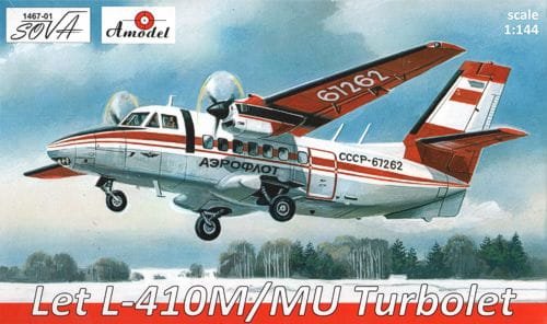 Go to product AMODEL / SOVA 1467-01 - 1:144 Let L-410 M / MU Turbolet