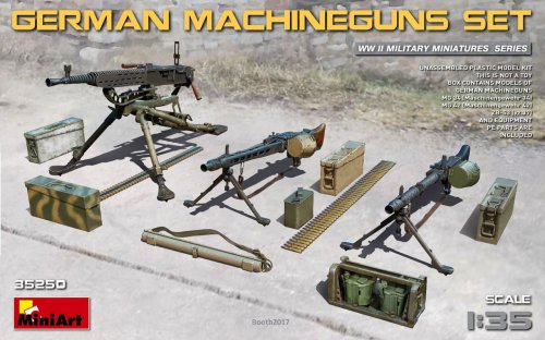 Go to product MINIART 35250 - 1:35 German Machinenguns Set