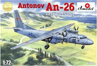 Go to product AMODEL 72118 - 1:72 Antonov An-26 late version