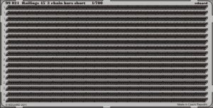 EDUARD 99021 - 1:700 Railings 45´ 3 chain bars short