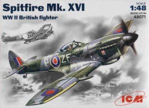 ICM 48071 - 1:48 Spitfire Mk.XVI, WWII British Fighter