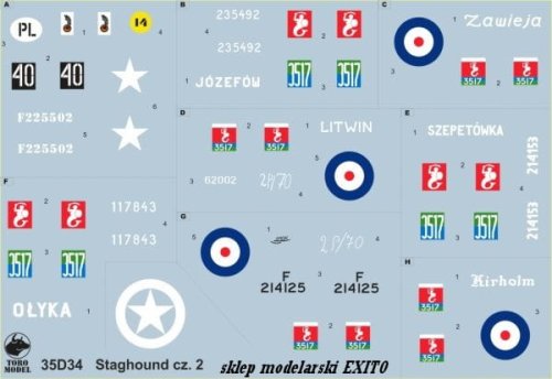 Go to product TORO MODEL 35D34 - 1:35 Staghound in Polish service vol.2