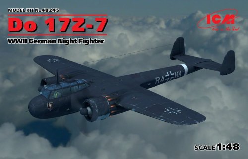 Go to product ICM 48245 - 1:48 Dornier Do 17Z-7 WWII German Night Fighter